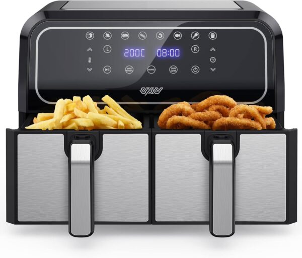 Frytownica dwustrefowa Innsky IS-AF008, 1700W, 4L+4L, do 200C, 8 programów