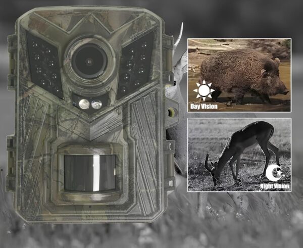 Fotopułapka DL006, kamera do dzikiej przyrody 1080P Full HD IP66 - obrazek 3