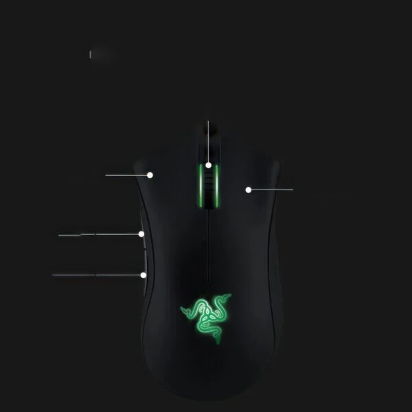 Przewodowa mysz do gier Razer DeathAdder Essential Black ergonomiczna myszka gamingowa z sensorem optycznym - obrazek 7