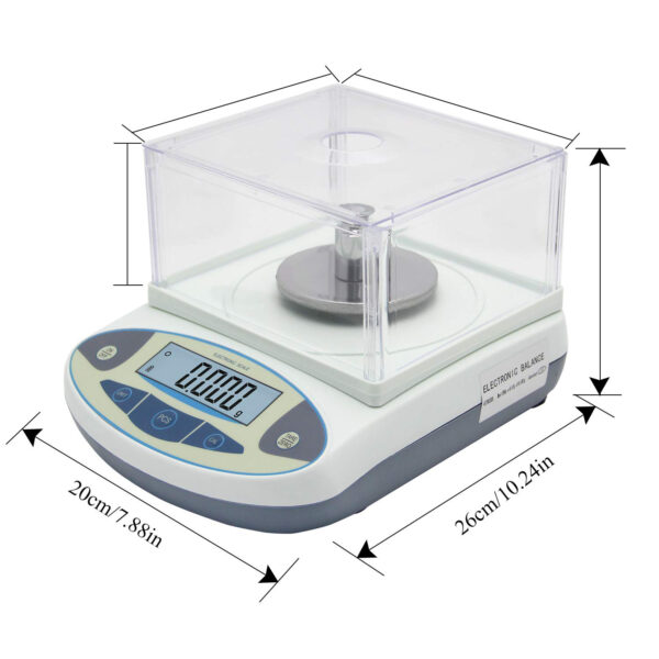 Precyzyjne wagi laboratoryjne Bonvoisin XXX-14, 500 g x 0,001 g, wagi jubilerskie - obrazek 7
