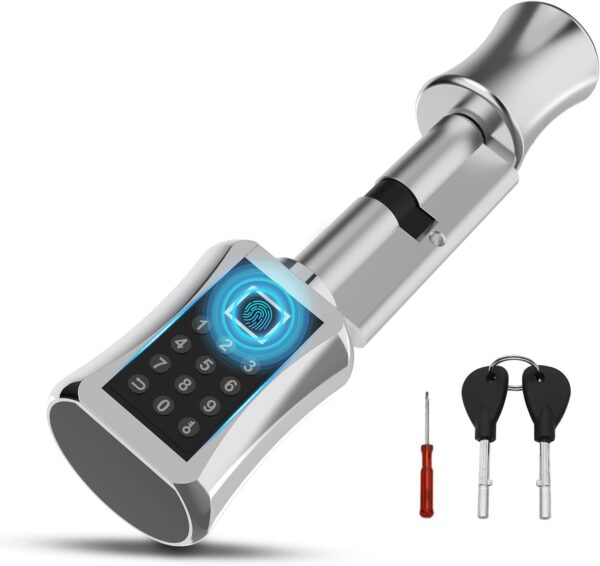 Zamek drzwiowy Fingerprint Eseesmart YL-71 35/35, kod, klucz, odcisk palca Powystawowy