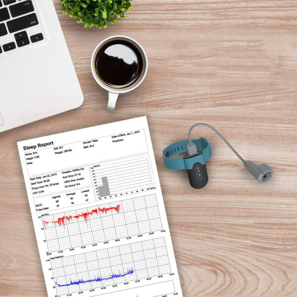 Pulsoksymetr ViATOM SleepU dla Androida i iOS z aplikacją monitor snu saturacji - obrazek 7