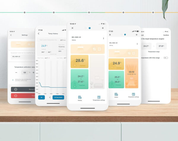 Termostat grzejnika INKBIRD Smart IRC-RW1 WiFi 11 programów alarm temperatury blokada dziecka - obrazek 7