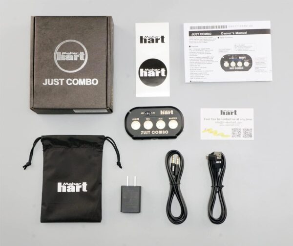 Mikser audio Maker hart 2AYQY, 3-kanałowy, 48 V, Bluetooth, USB - obrazek 4