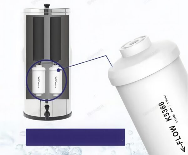 Filtr grawitacyjny ze stali nierdzewnej 304, pojemność 8,5 l - obrazek 3