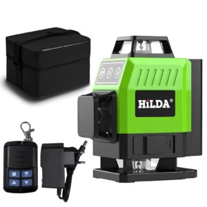 Cyfrowa poziomica laserowa Hilda LS 155, mini poziomica, 12 linii