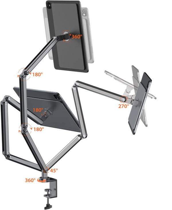 Podstawka magnetyczna KU XIU Pro Max aluminiowa do do iPad Pro 12.9 - obrazek 2