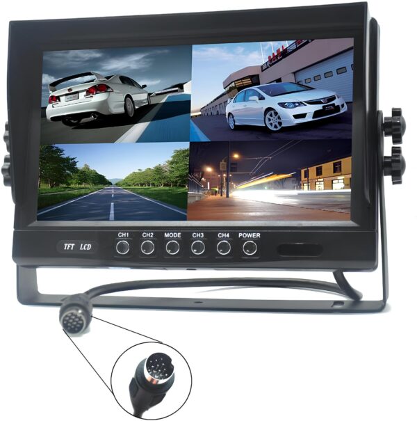 Używany Monitor do kamery cofania samochodowej Pardarsey 9'' 800480HD - obrazek 2