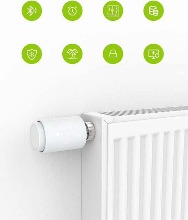 Termostat Maxcio TV02-BT WiFi do grzejnika Alexa Google sterownik temperatury zdalny smart home - obrazek 2