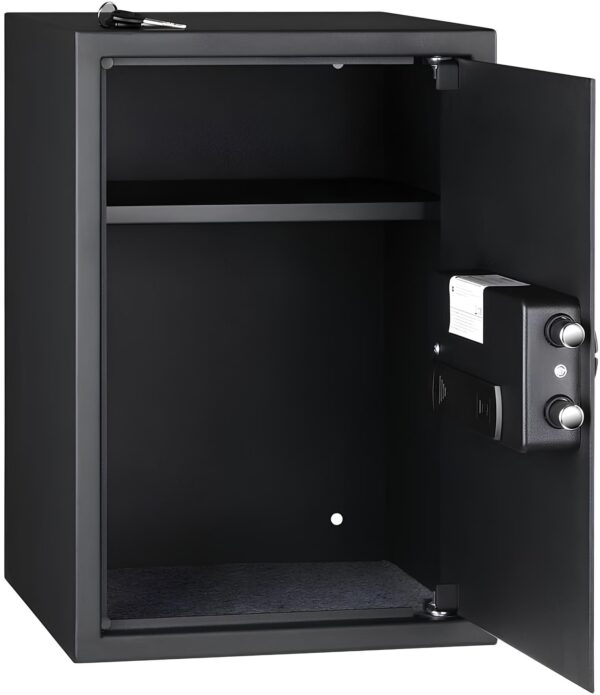 Uszkodzony Elektroniczny sejf biometryczny Amazon Basics 50L czarny - obrazek 2