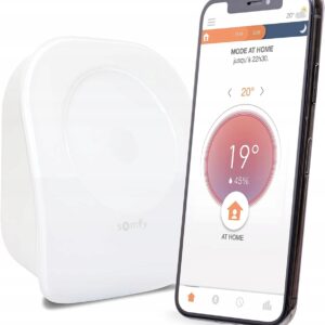 Termostat z komunikacją radiową Somfy V2, bezprzewodowy, na jeden kocioł