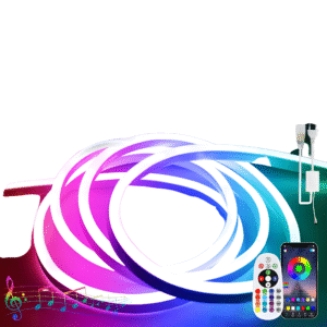 Używany BAGZY Neon LED RGB 20M 220V IP65 Kontrola przez Aplikację 120 LED/M