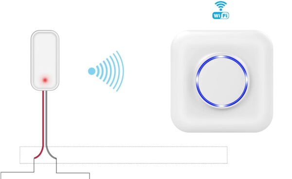 Zestaw przedłużacza bezprzewodowego do dzwonka BITIWEND 6 32V DC 3V WLAN - obrazek 6