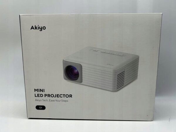 Mini projektor ze statywem AKIYO O1 Full HD 1080p kompaktowy projektor przenośny z wyraźnym obrazem i podstawą w zestawie - obrazek 5