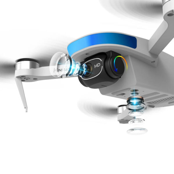 Dron GPS S6S Mini 4K HD z kamerą EIS 5G Wifi składany POWYSTAWOWY - obrazek 10