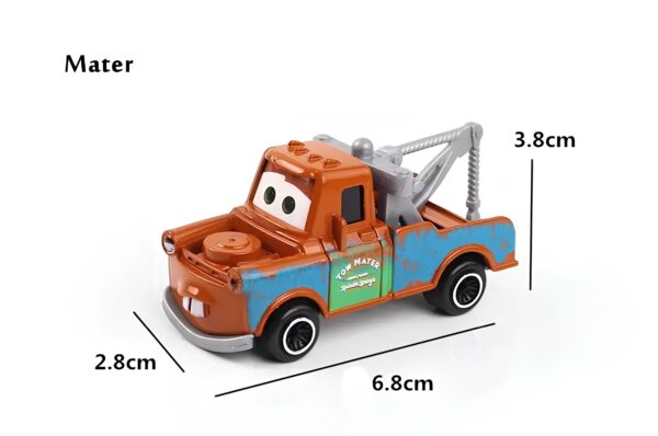 Zestaw z bajki Auta zabawki z kreskówki Auta miniaturowe pojazdy z postaciami z filmu Cars - obrazek 9