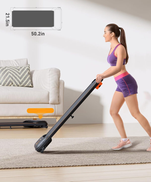 Bieżnia Walking Pad 3860, silnik 2.5 HP, prędkość 1-6 km/h, LCD, Bluetooth - obrazek 3