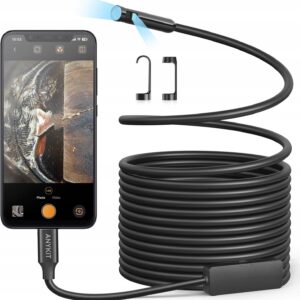 Podwójna kamera endoskopowa Anykit NTC100D8DL5 1080p HD z 8LED, 5 m, IP67