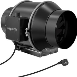 Wentylator rurowy Aygrochy 150 mm 595 m³/h do łazienki i hydroponiki