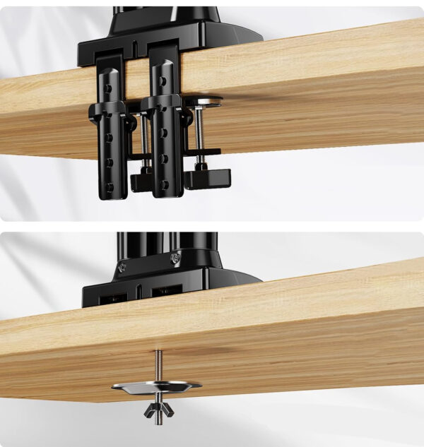 Stojak na dwa monitory HUANUO HNDS6 13-32 cale uchwyt VESA 75/100 mm - obrazek 2