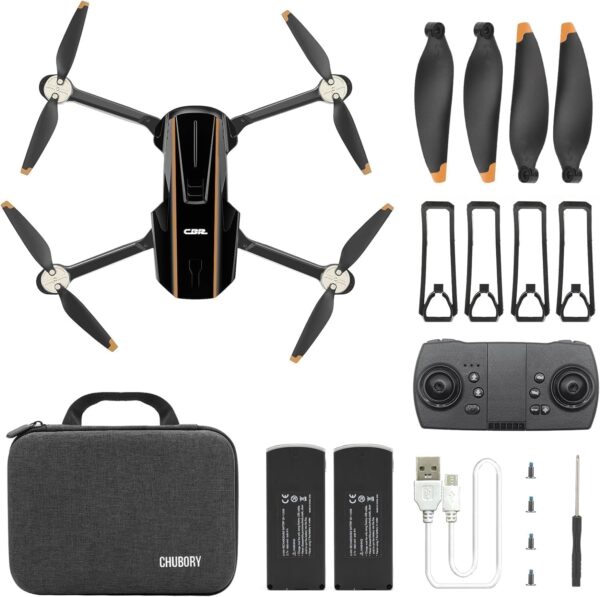 Dron CHUBORY A68 WiFi FPV z kamerą HD, 2 akumulatory, futerał - obrazek 9