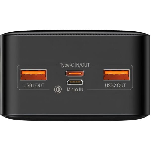 PowerBank Baseus 20W 30000 mAh, 2xUSB/1xType-C, 1xMicro USB - obrazek 4