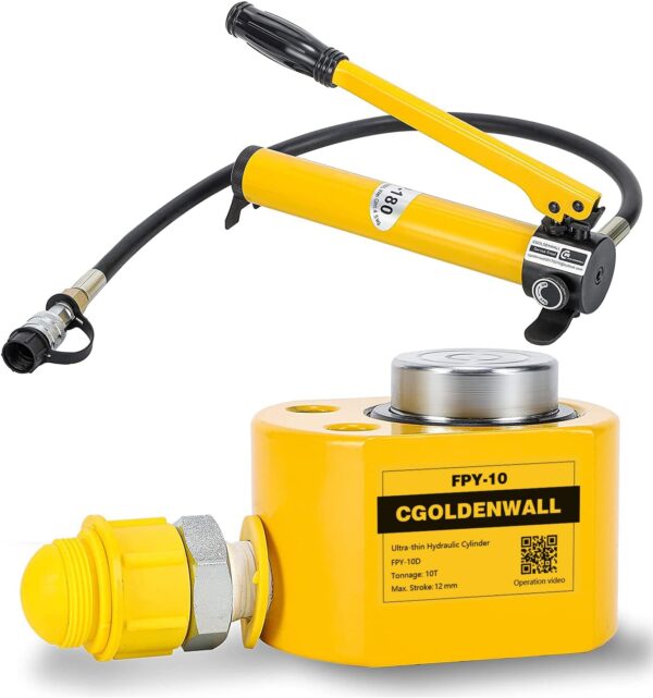 Używany Siłownik 10T+ pompa CP-180 (CGOLDENWALL CGB-180), skok 12 mm