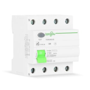 Automatyczny wyłącznik różnicowoprądowy TONGOU, 40 A-30 mA, 400 V