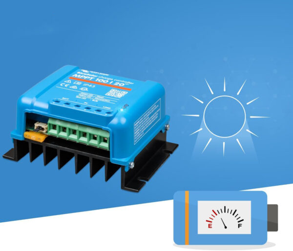 Kontroler ładowania słonecznego Victron Energy BlueSolar MPPT, 100V 20A 48V - obrazek 2