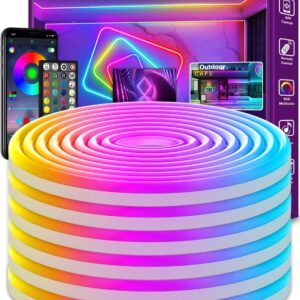Energooszczędne inteligentna girlanda neonowa LED LETIANPAI, RGB, IP65, 36 metrów