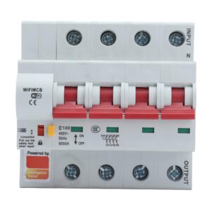 Wyłącznik nadprądowy WiFi Bluetooth 4P 100A 400V z pomiarem APM