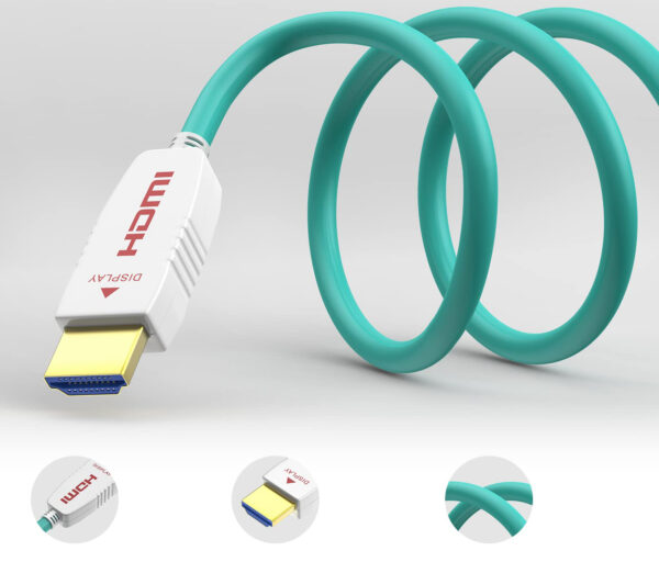 Kabel HDMI RUIPRO 10m, 8K, 48 Gbit/s, 8K60Hz 4K120Hz, HDCP2.2/2.3 - obrazek 3