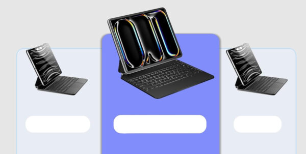 UŻYWANY Magnetyczna klawiatura Nuflaz X9 do iPad Pro 13" M4 2024 QWERTZ - obrazek 2