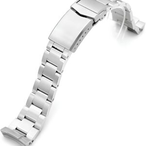 Pasek do zegarka MiLTAT, do Seiko SSC813P1, 20 mm, srebrny, L, NIE ZESTAW