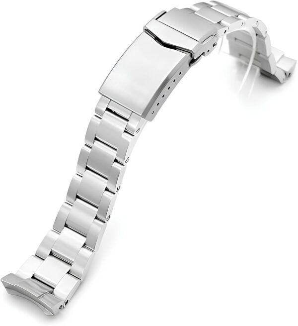 Pasek do zegarka MiLTAT, do Seiko SSC813P1, 20 mm, srebrny, L, NIE ZESTAW