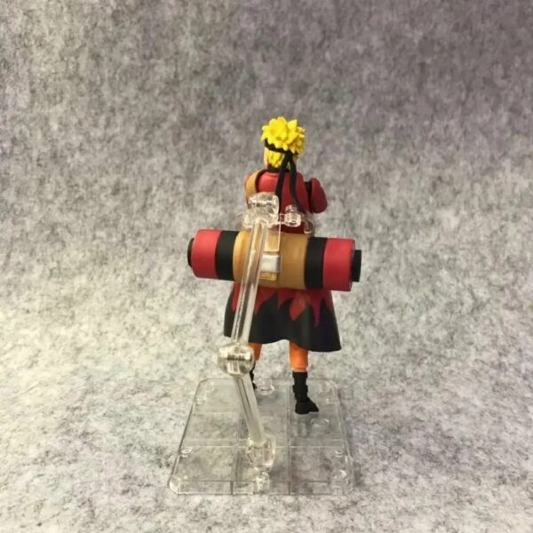 Figurka Naruto Uzumaki z zabezpieczeniem 15 cm kolekcjonerska postać z anime Naruto z podstawą i detalicznym wykonaniem - obrazek 6