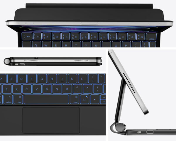 Używany Etui na klawiaturę nimin do iPada Air 11 cali 2024 (M2),  AZERTY - obrazek 4