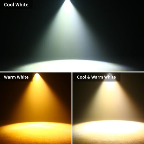 ŚWIATŁO SCENICZNE UKING 200W AC90-240V 50/60HZ CIEPŁA BIEL 3200K/5600K - obrazek 4