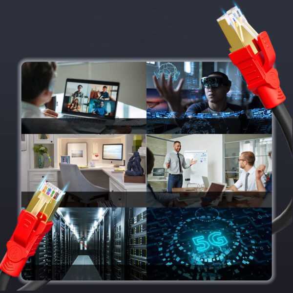 Kabel sieciowy Soibke WiFi 30 m przewód ethernet do połączeń sieciowych i transmisji danych, Używany - obrazek 5