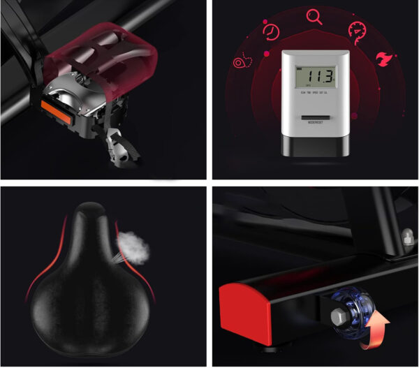 UŻYWANY Rower stacjonarny JOROTO X2 X2PRO X4S Bluetooth 100 poziomów oporu - obrazek 4