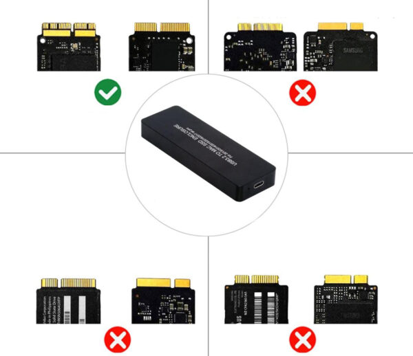 Portatywna obudowa SSD USB 3.2 dla MacBook Air/Pro 2013-2017 - obrazek 3