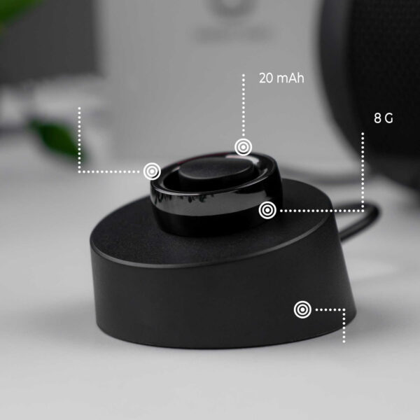 Inteligentny pierścień ODO Nordic ProStore, rozmiar 9, 19,1 mm, Używany - obrazek 5