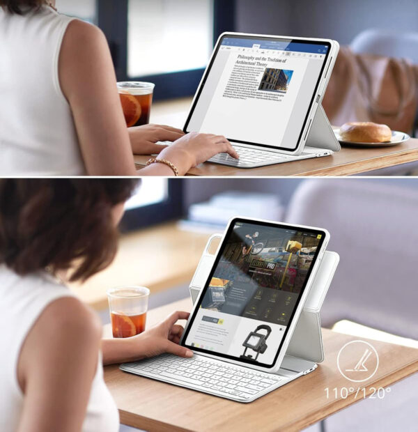 Etui z klawiaturą ESR 6B008&6B010 do iPad, iPad Pro 11/iPad Air 5/4 - obrazek 5