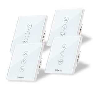 Smart switch do rolet TEEKAR WIFI kompatybilny z Alexa i Google 4 szt.