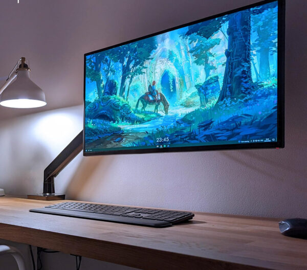 Uchwyt monitorowy Invision MX450 24-40" VESA 75-100mm 2-15kg - obrazek 5