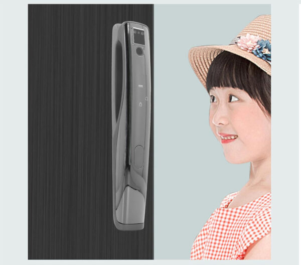 Używany Smart lock Wi-Fi 48 x 26 x 11 cm inteligentny zamek do drzwi  Sonew z obsługą aplikacji i Wi-Fi, zdalne zarządzanie - obrazek 3