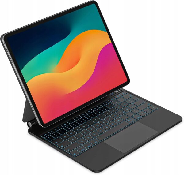 Używana Klawiatura GOOJODOQ dla iPad Air 2024 M2 13'', QWERTZ etui/iPad Pro 12.9, czarna A1895