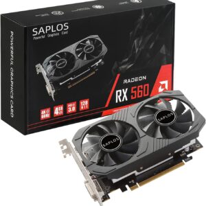 Używana Karta graficzna QTHREE SAPLOS Radeon RX 560 4GB GDDR5, DP/HDMI/DVI