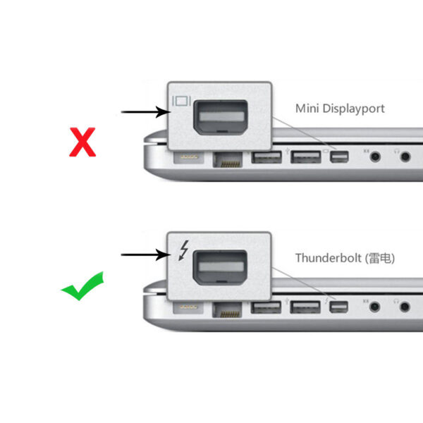 Kabel chenyang Thunderbolt CY 2M do MacBook szybki transfer danych, Używany - obrazek 5