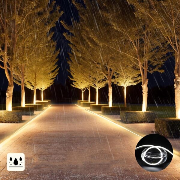 Pasek neonowy LED BAGZY 20m 220V 120 LED/M, biały naturalny, bez opakowania - obrazek 5